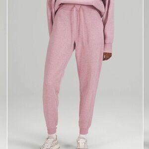 Lululemon Scuba High-Rise Jogger Heathered Pink Taupe Sweatpant 0